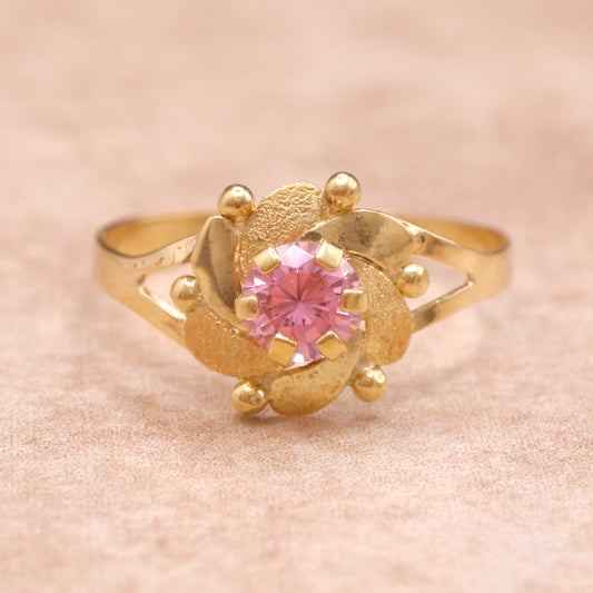 Sugary Beaded Flower Ring