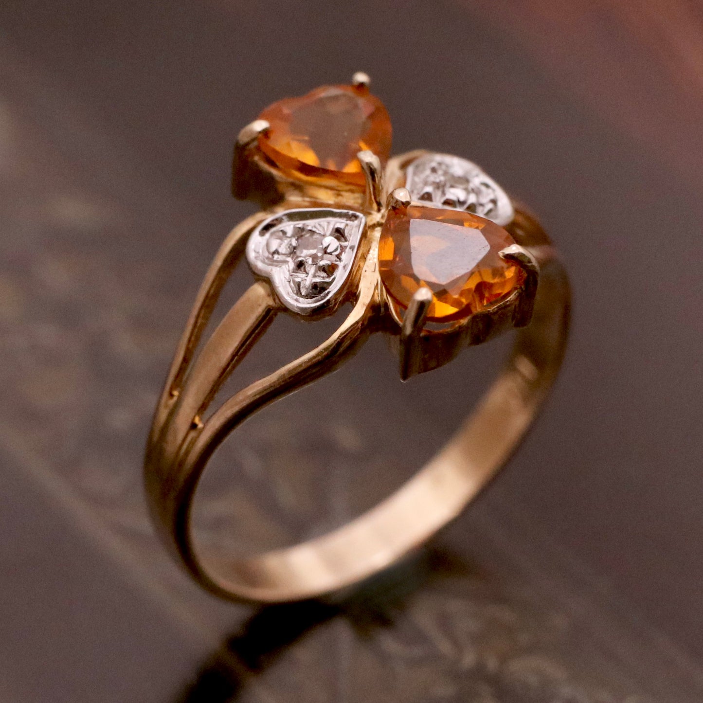 Regal Double Heart Ring