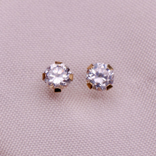 Dazzling Small CZ Studs