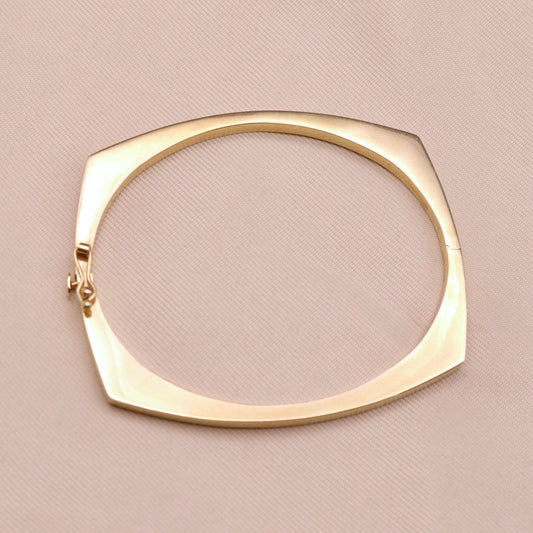 Sleek Squared Bangle Bracelet